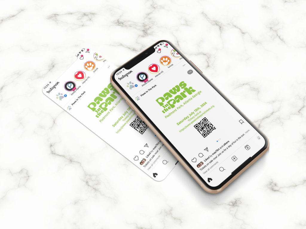 Paws in the Park App Mockup