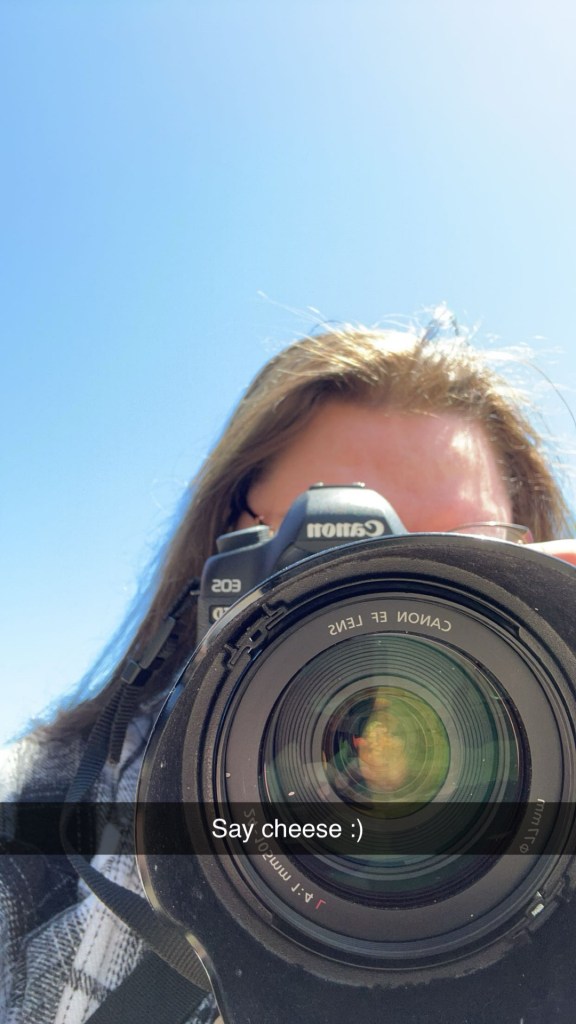 Photo of me with a camera