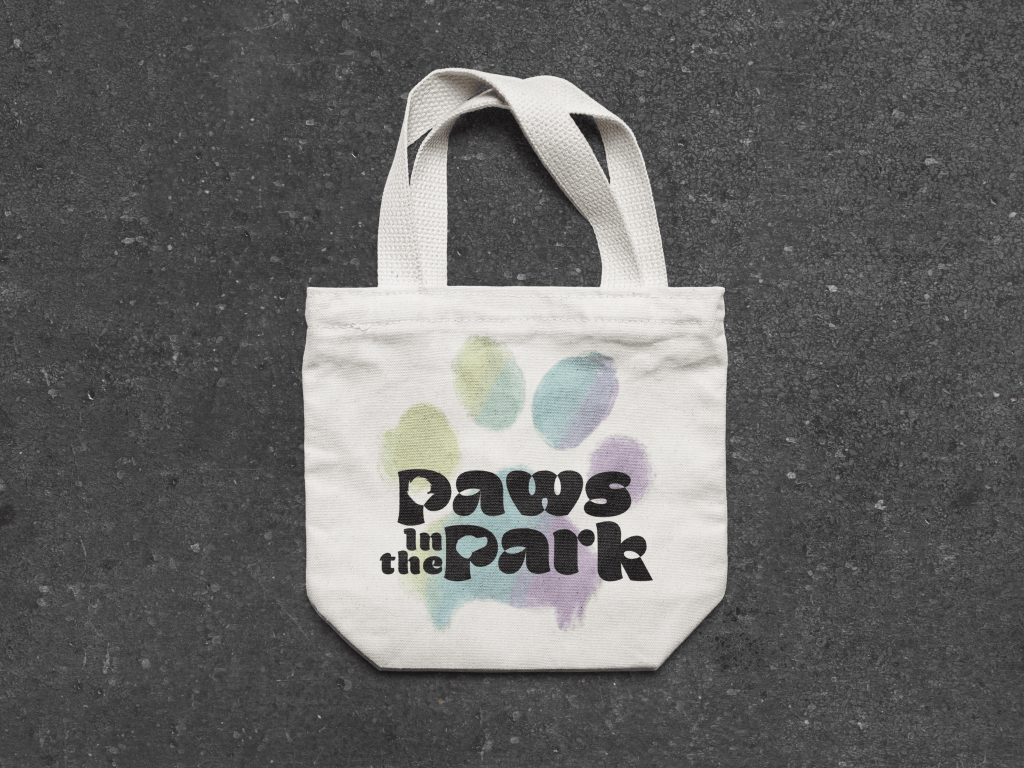 Paws in the Park Bag Mockup