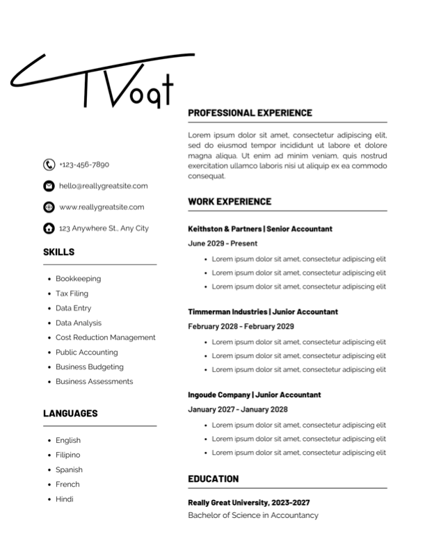 name branding logo resume mockup