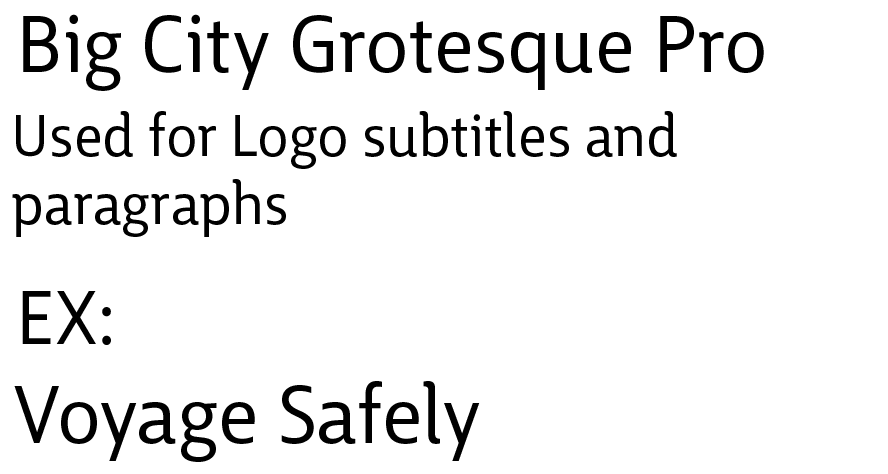Big City Grotesque Pro Typography