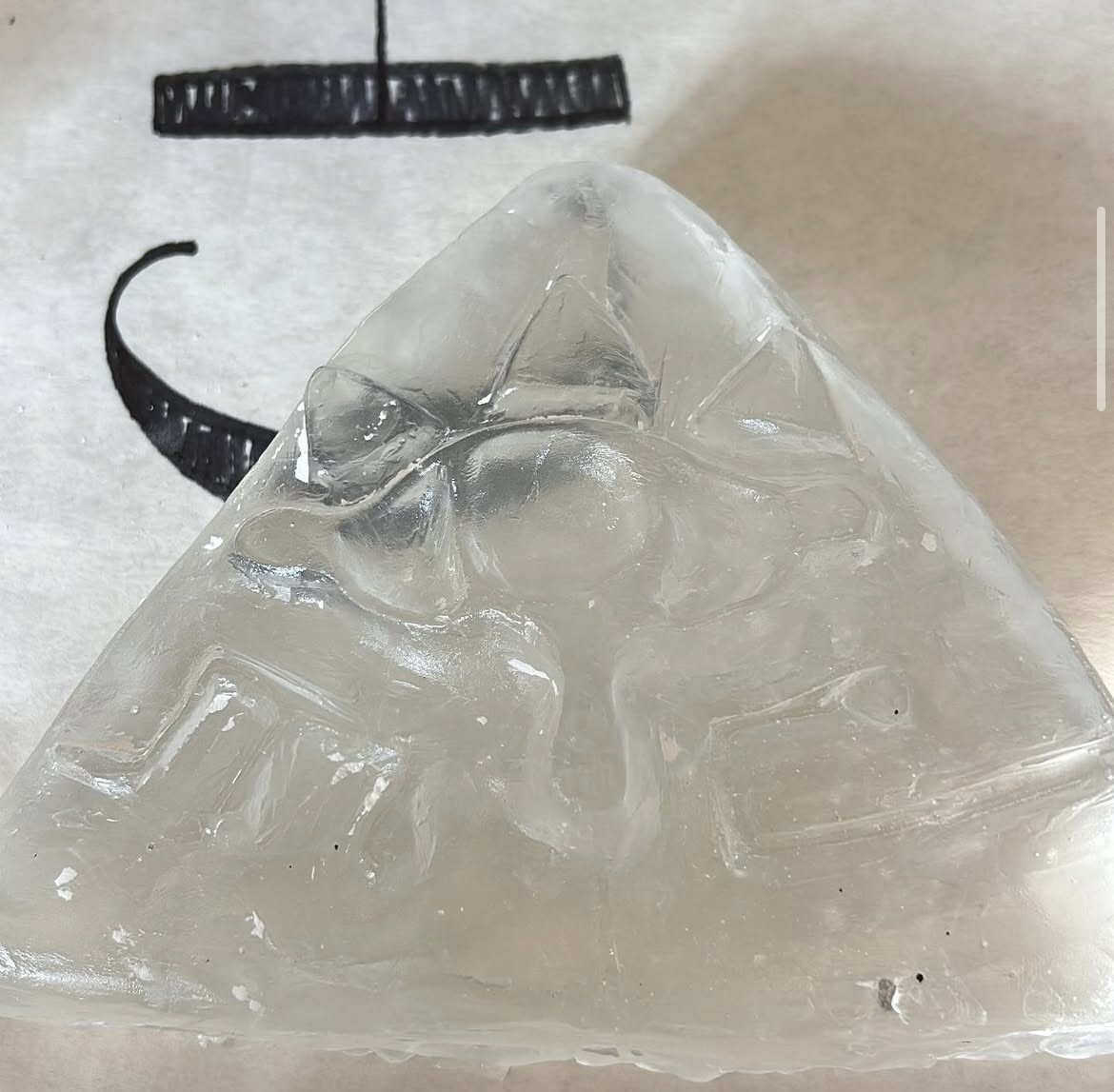 Legend of Zelda Inspired Sheika Glass Sculpture